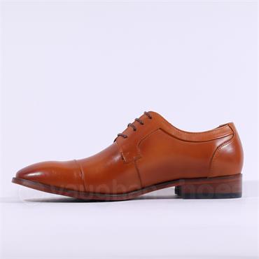 Tommy Bowe Toe Cap Dress Shoe - Tan Leather